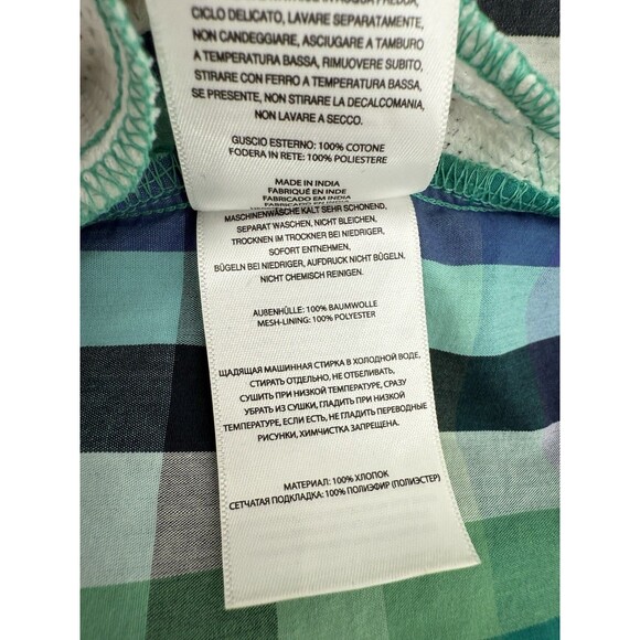 Columbia Super Bonehead PFG Dress MEDIUM Plaid Sleeveless 1/2 Button Down - Picture 12 of 16